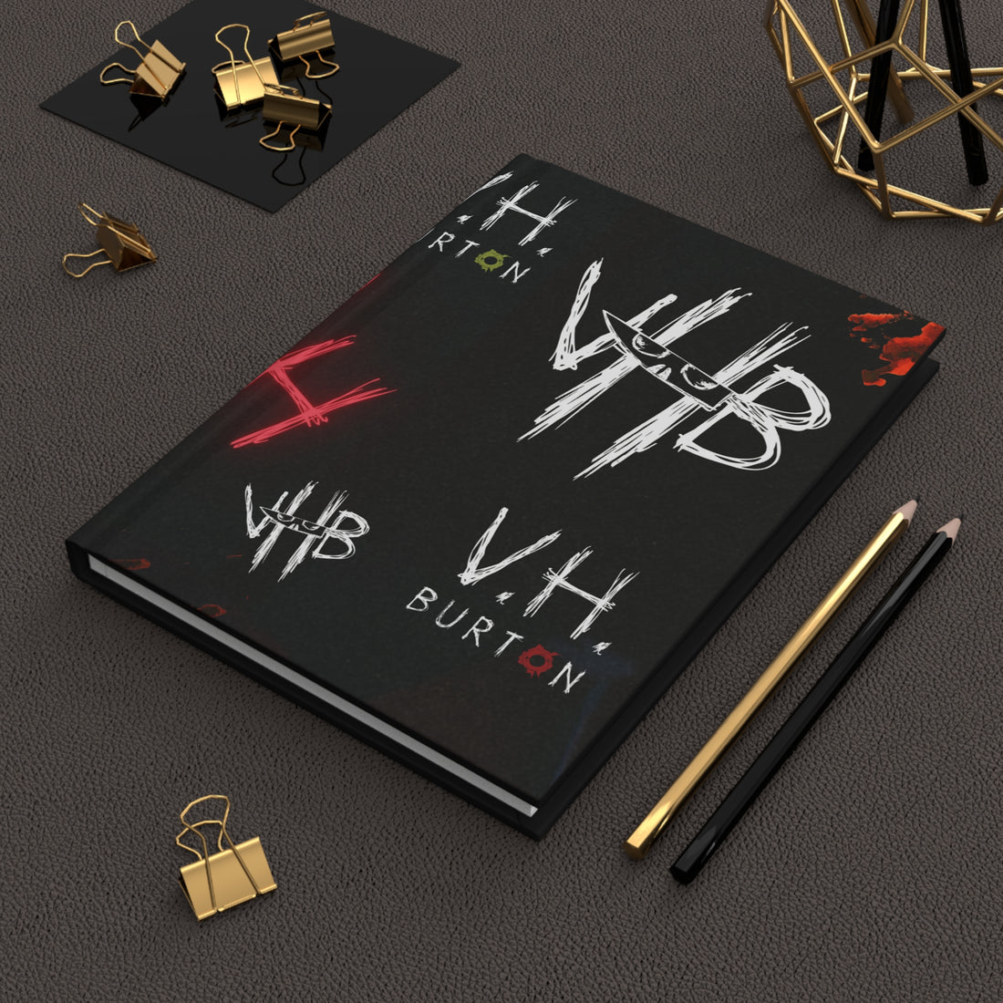 Dark VHB Journal — Matte Notebook