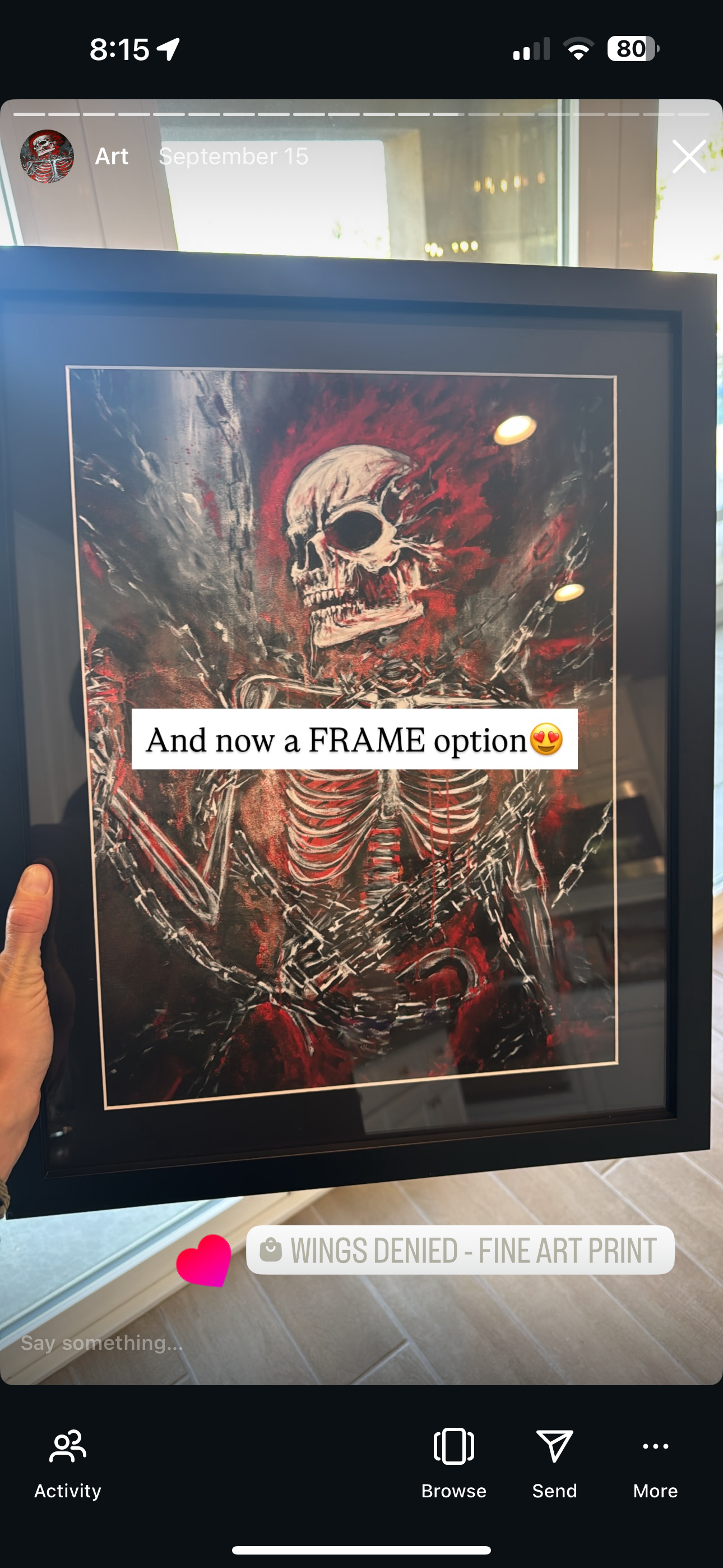 Wings Denied - Fine Art Print