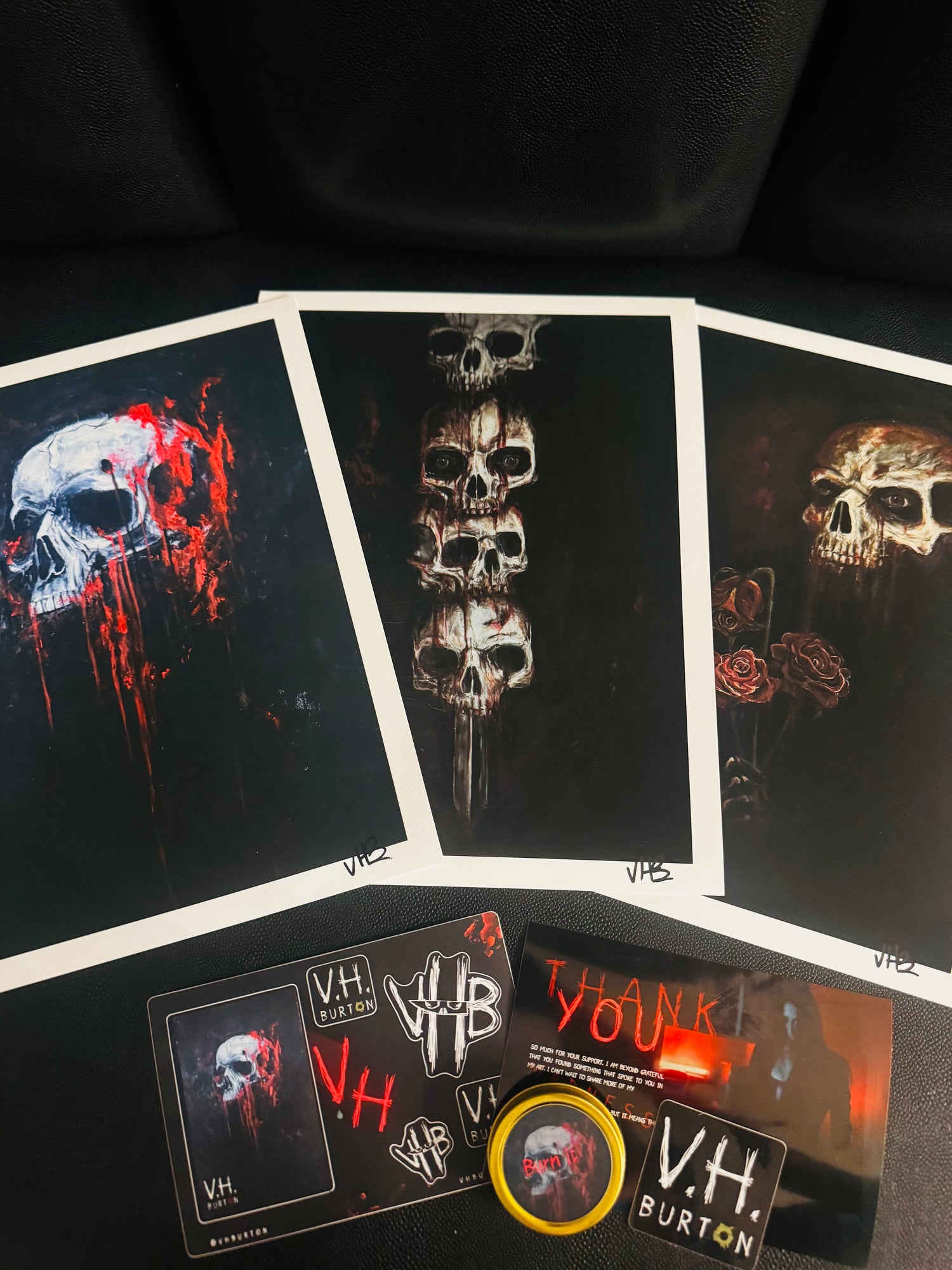 The Skull Collection - Signed Print Trilogy (First Edition)