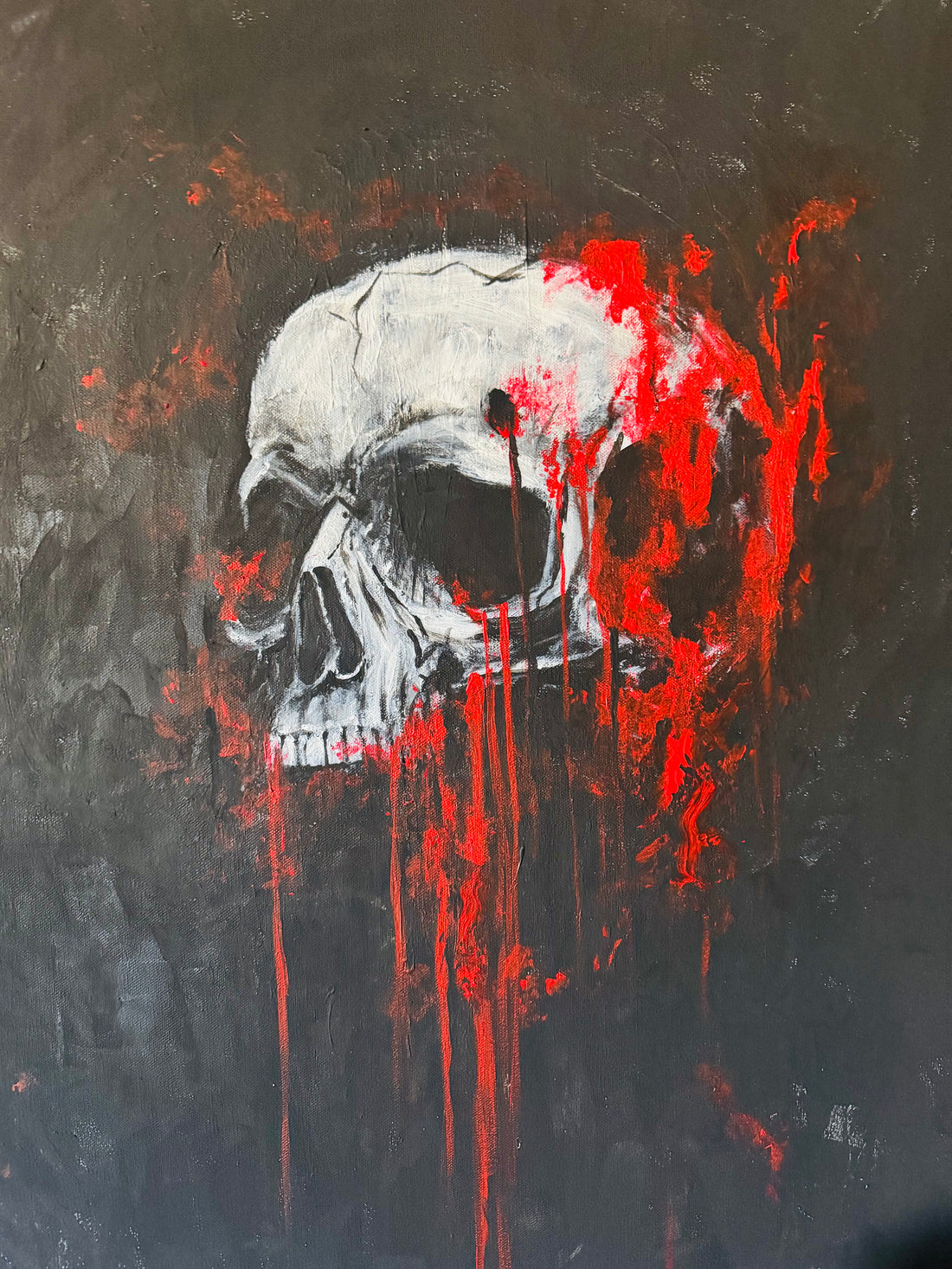 Revenge Arc – Original VH Burton Acrylic on Canvas, 36x24” (Unframed)
