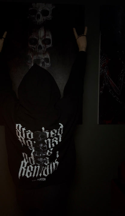 Against The Odds | LUX BLACK HOODIE