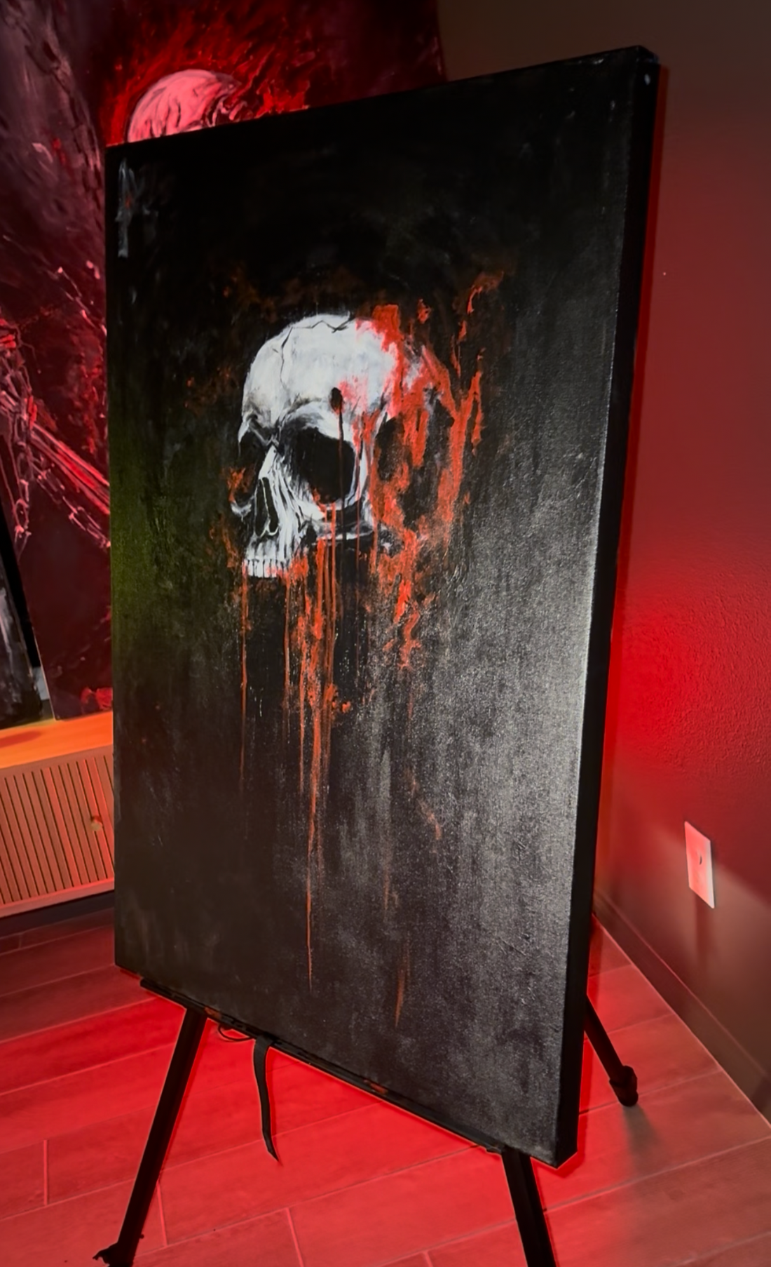 Revenge Arc – 36×24” Original Acrylic Painting by VH Burton (Collector’s Piece)