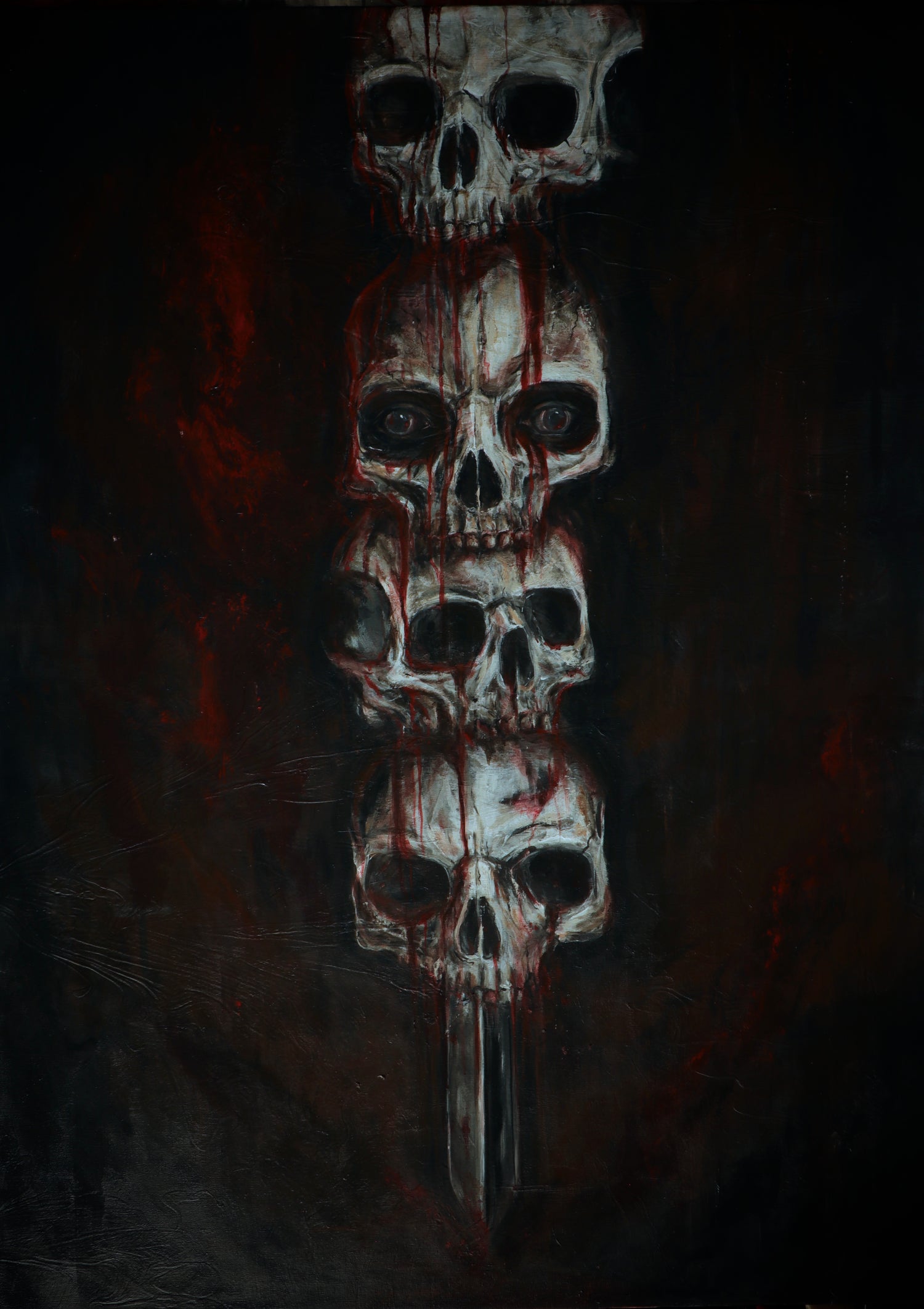 METAL PRINT - "Stacked Against The Odds, I Remain" - 18 x 24