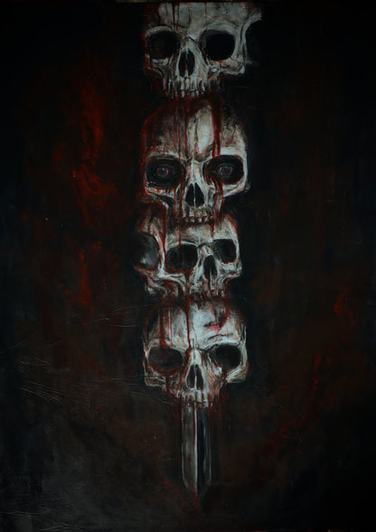 METAL PRINT - "Stacked Against The Odds, I Remain" - 18 x 24